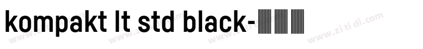 kompakt lt std black字体转换